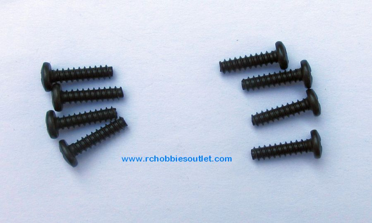 81220 - 14 Rounded Head Self-Tapping Screw 4x12mm 8pcs HSP Redcat
