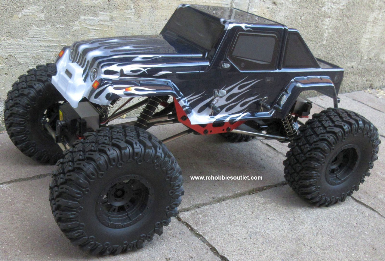 RC Rock Crawler Truck 1/8 Scale T2 Electric 4 Wheel Steering 4WD 2.4G 06710  - rchobbiesoutlet