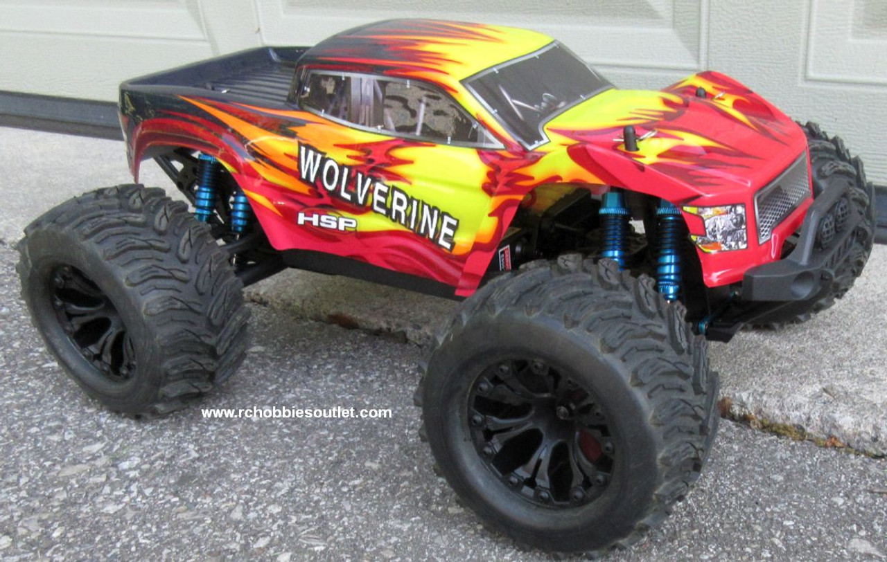 Wolverine Pro RC Truck Brushless Electric 1/10 4WD LIPO 2,4G 70192