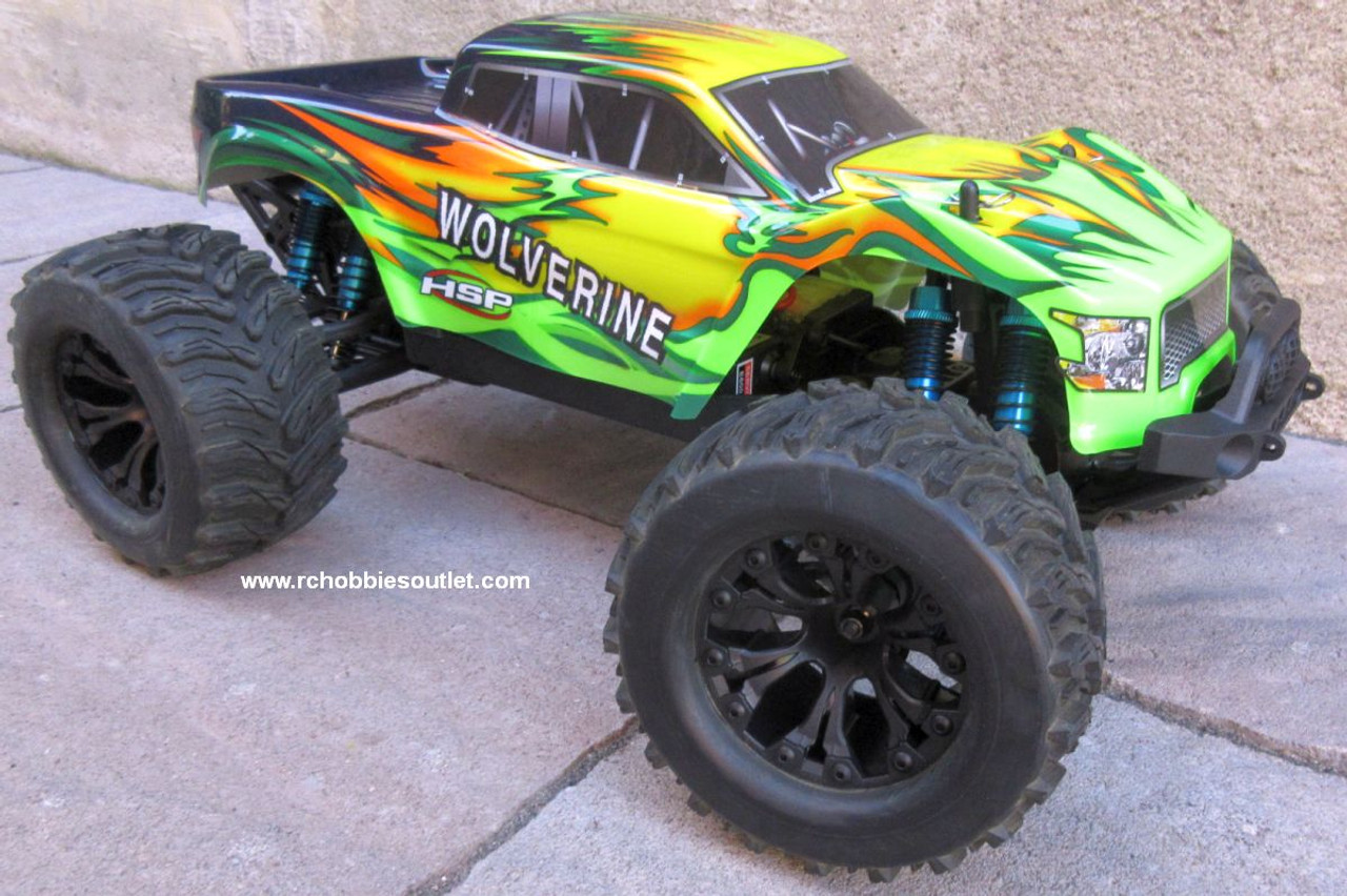 Wolverine Pro RC Truck Brushless Electric 1/10 4WD LIPO 2,4G 70193