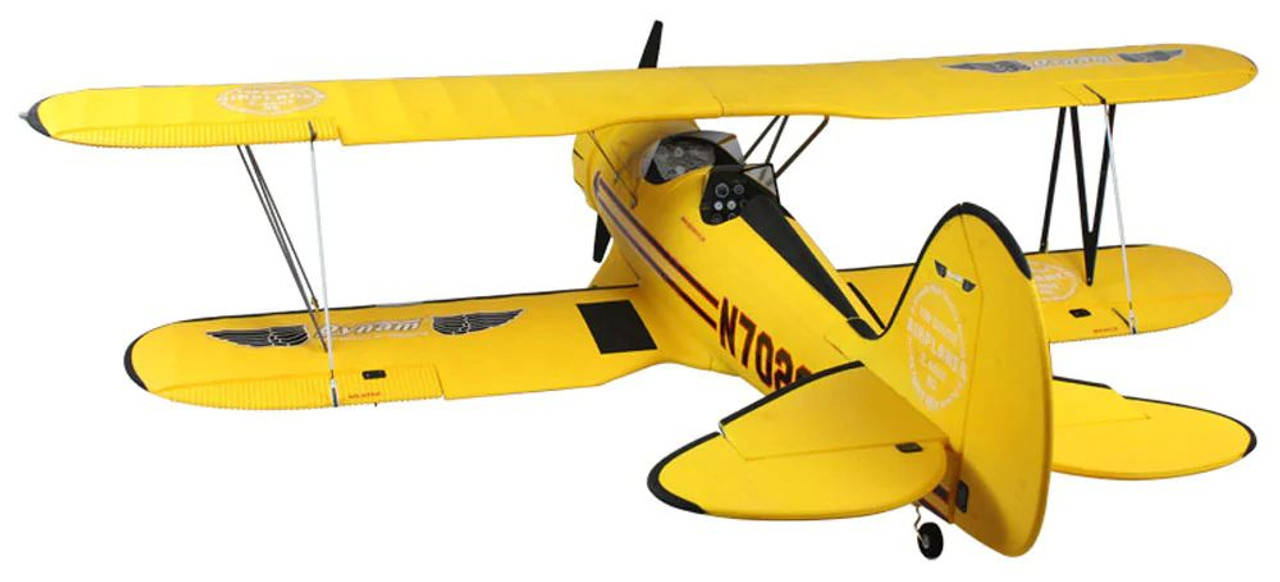 RC Airplane  DYNAM WACO YMF-5D Yellow 1270mm (50”) PNP