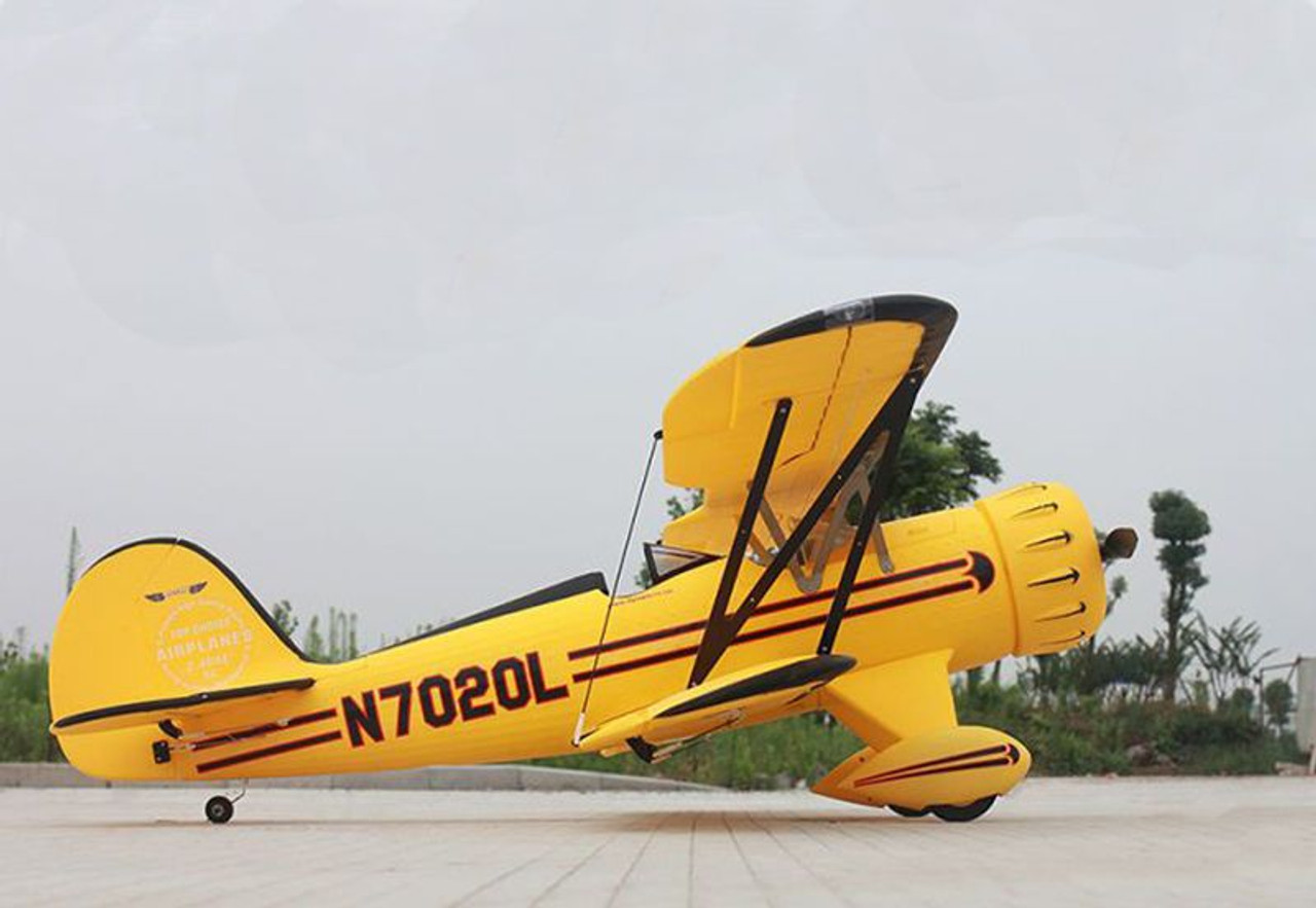 RC Airplane  DYNAM WACO YMF-5D Yellow 1270mm (50”) PNP