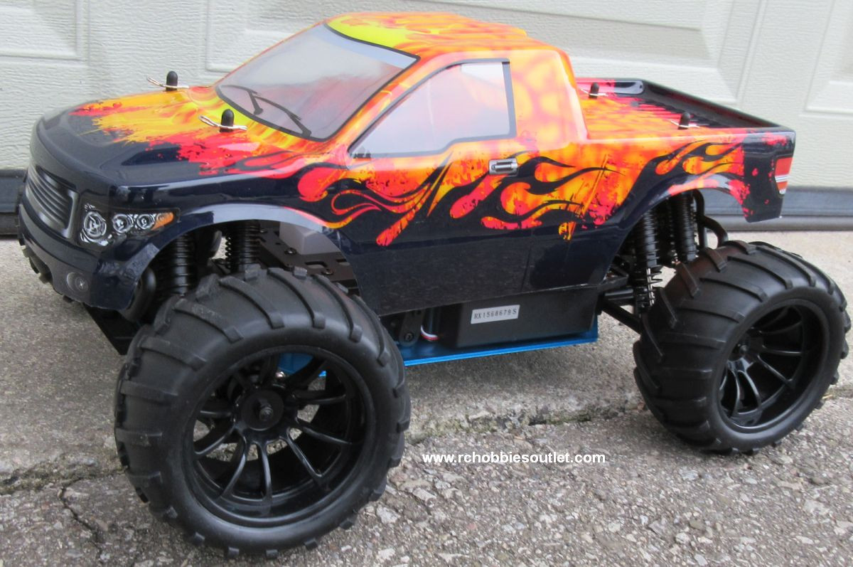 RC Nitro Gas Monster Truck HSP 1/10 Scale 4WD 2.4G RTR 88067