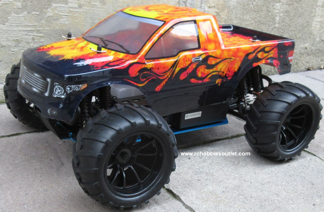   RC Nitro Gas Monster Truck HSP 1/10 Scale 4WD 2.4G RTR 88067