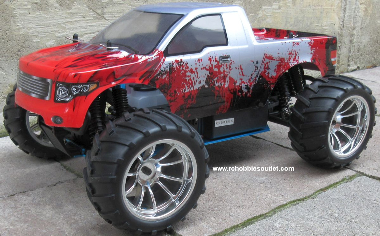  RC Nitro Gas Monster Truck HSP 1/10 Scale 4WD 2.4G RTR 88073