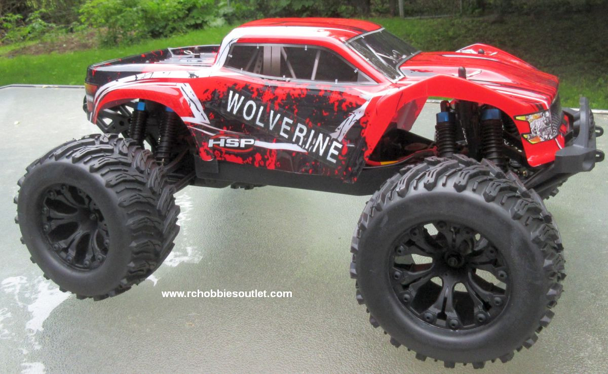 Wolverine Pro RC Truck Brushless Electric 1/10 4WD LIPO 2,4G 70195