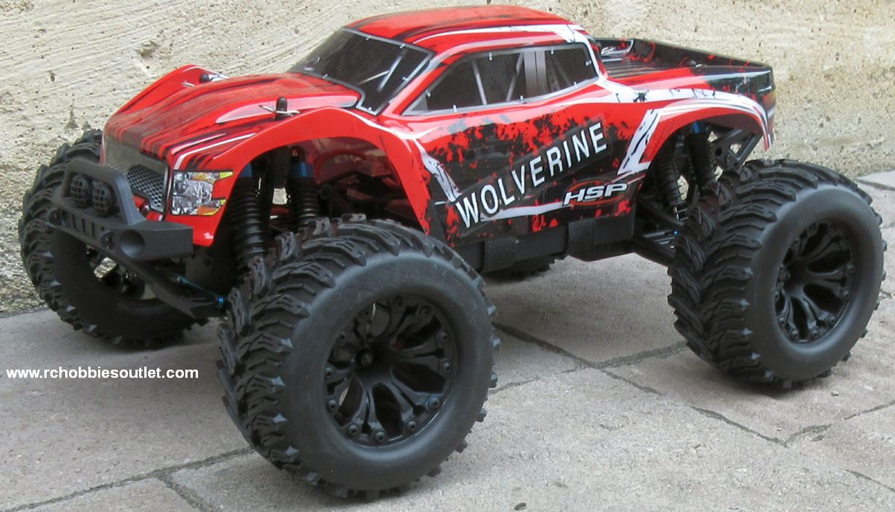 Wolverine Pro RC Truck Brushless Electric 1/10 4WD LIPO 2,4G 70195