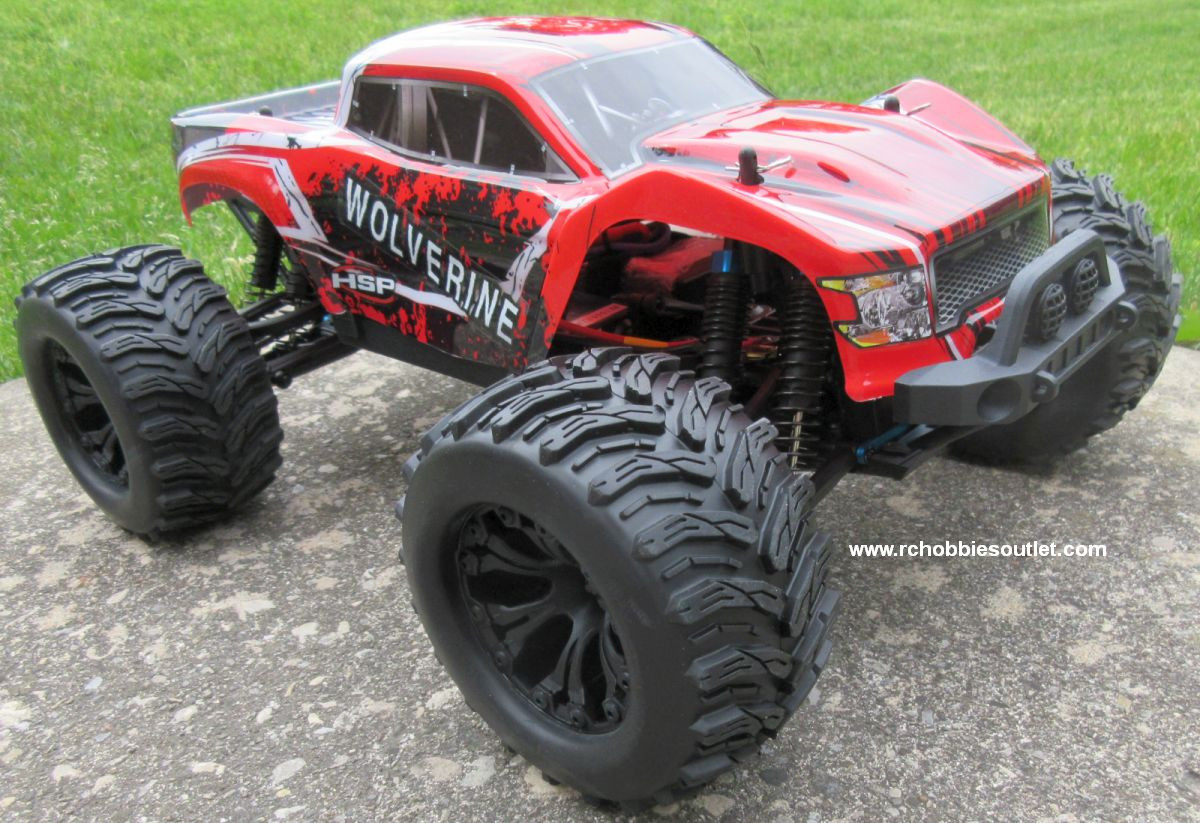 Wolverine Pro RC Truck Brushless Electric 1/10 4WD LIPO 2,4G 70195