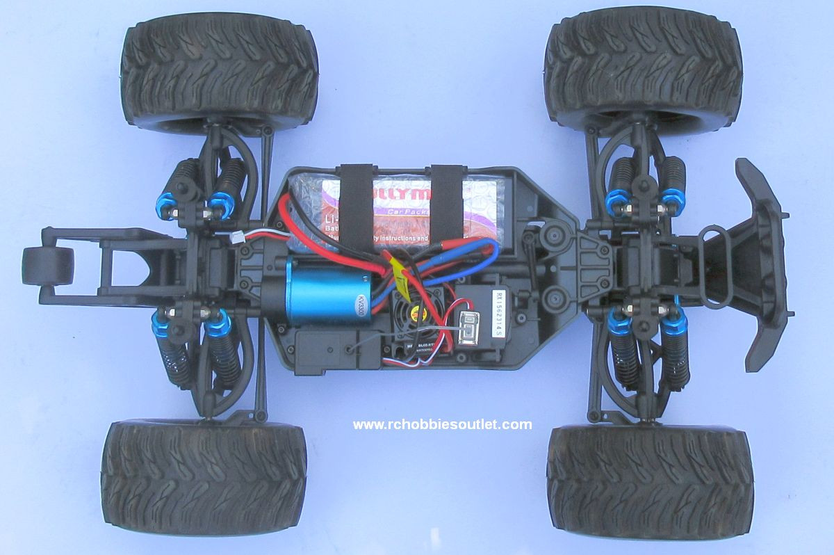 Wolverine Pro RC Truck Brushless Electric 1/10 4WD LIPO 2,4G 70195