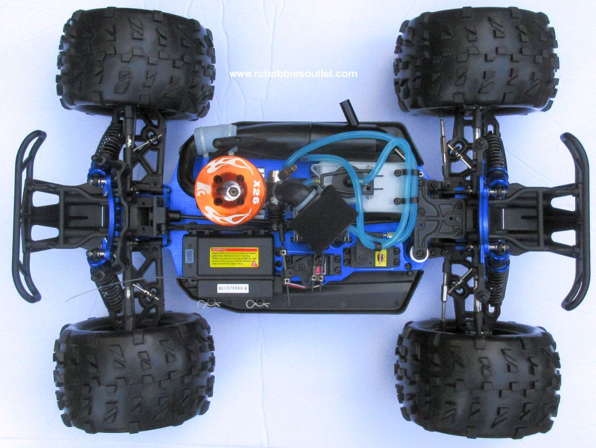RC Nitro RC Truck 1/8 Scale Savagery 4.25cc Engine 4WD 2.4G 97291