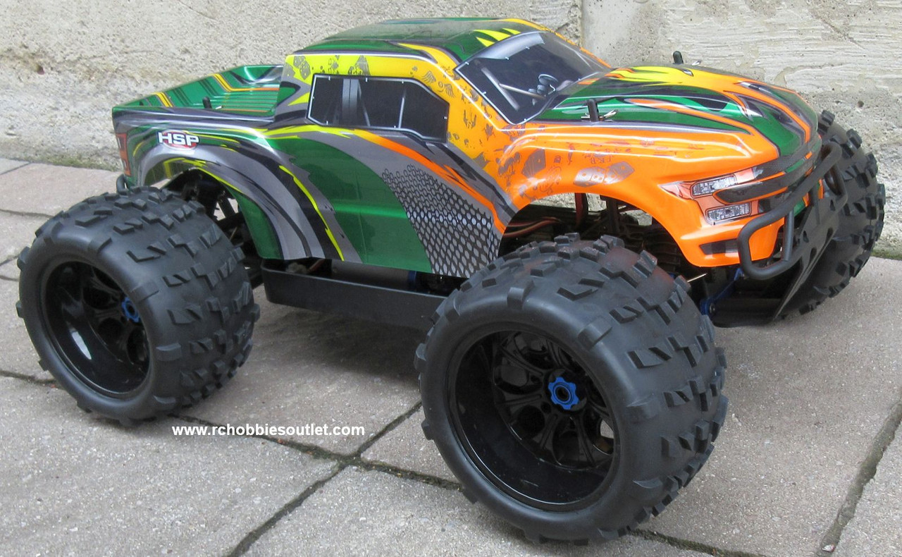 HSP RC Car Monster Truck Remote Controlled 1:10 Scale Ready to Run with  Battery