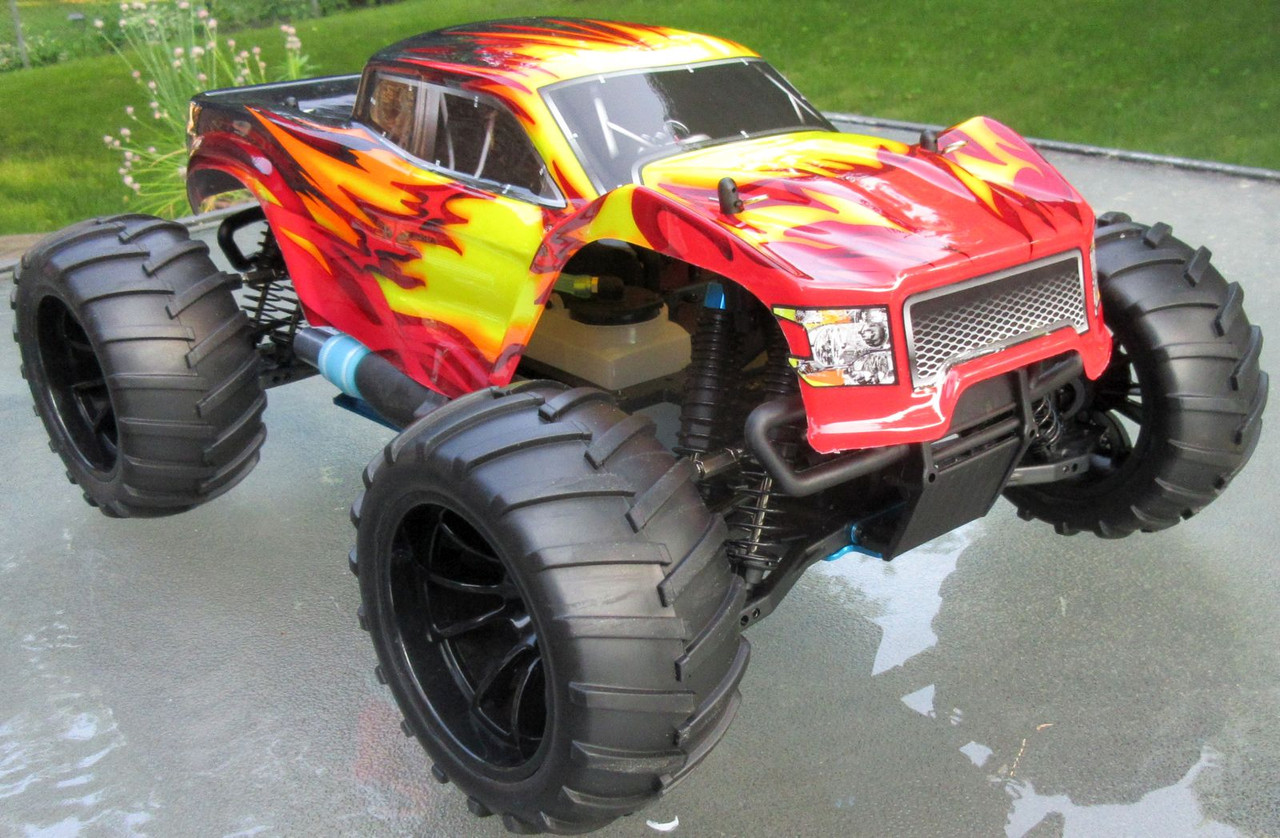   RC Nitro Gas Monster Truck HSP 1/10 Scale 4WD 2.4G RTR 70192