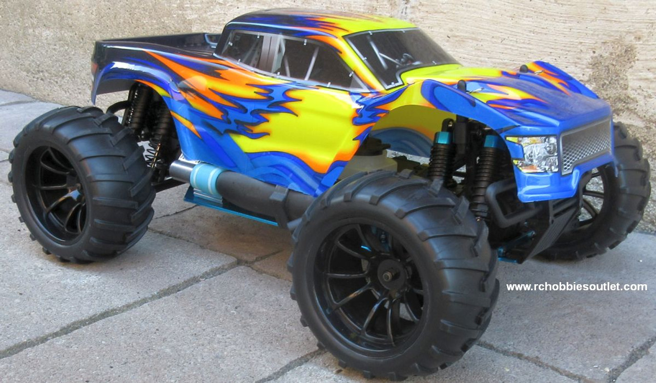 RC Nitro Gas Monster Truck HSP 1/10 Scale 4WD 2.4G RTR 70191