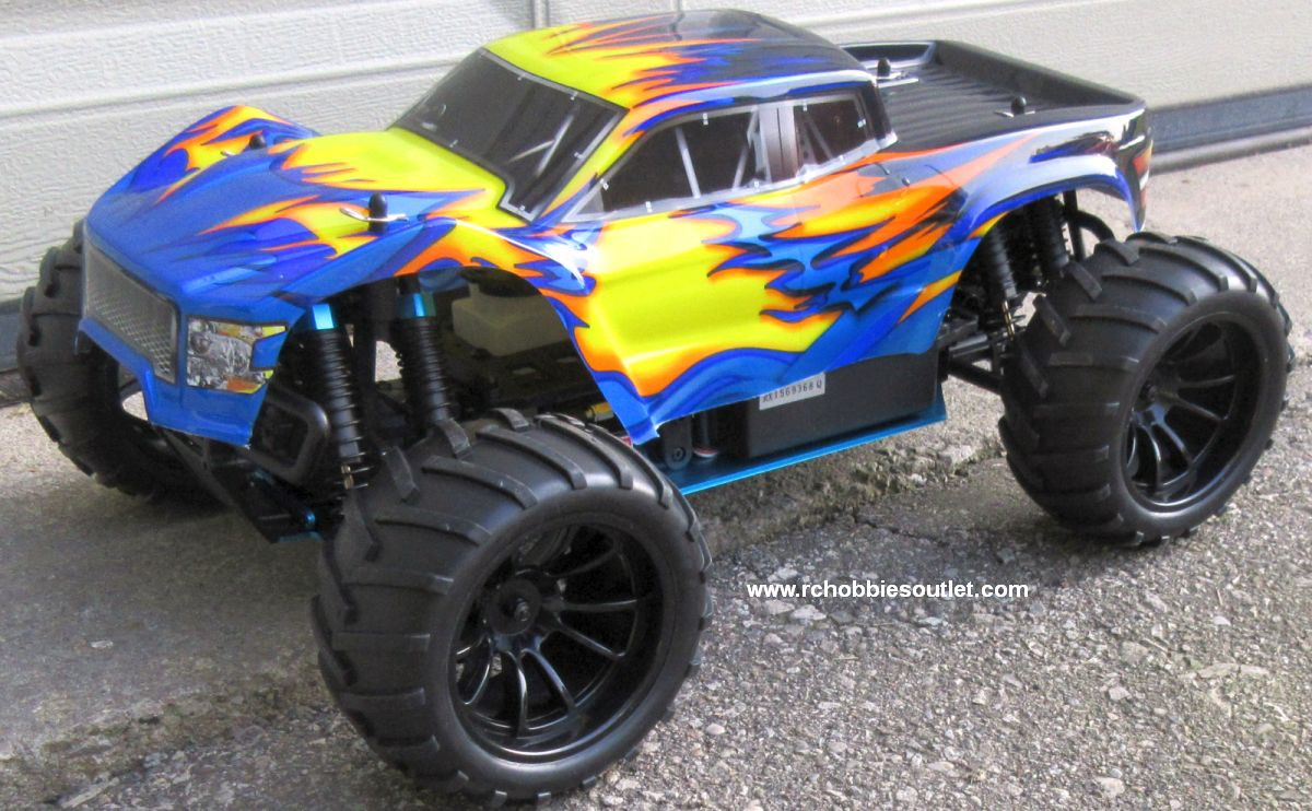 RC Nitro Gas Monster Truck HSP 1/10 Scale 4WD 2.4G RTR 70191