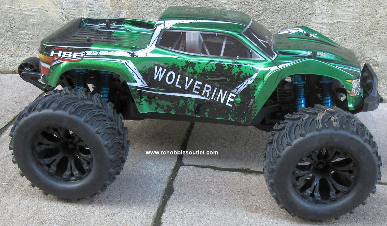 Wolverine Pro RC Truck Brushless Electric 1/10 4WD LIPO 2,4G 70196