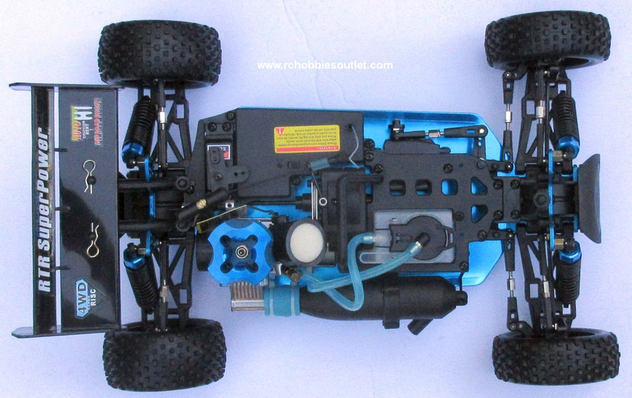 HSP WARHEAD RC Buggy / Car Nitro Gas Engine 2 Speed 1/10 Scale 2.4G MA2