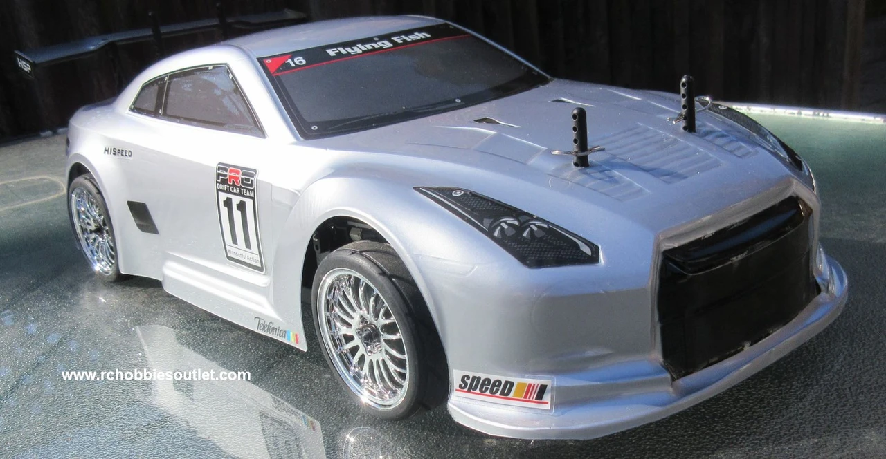 RC Nitro Gas Race Car Radio Remote Control 2.4G 1/10 RTR 4WD GTR--SL