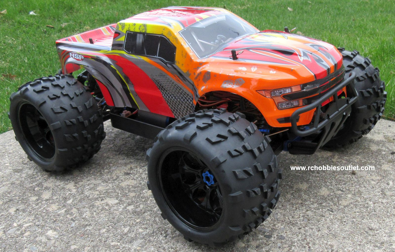 Reconditioned  RC Brushless Electric Monster Truck Top 2 ET6 1/8 Scale 4WD 2.4G  97292