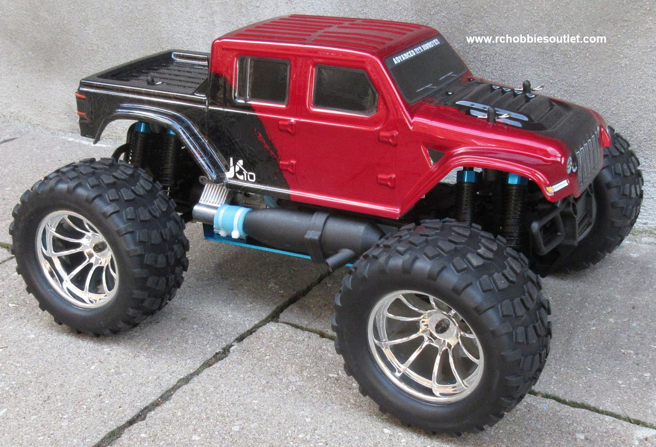 RC Nitro Gas Monster Truck HSP 1/10 4WD Pivot Ball Suspension