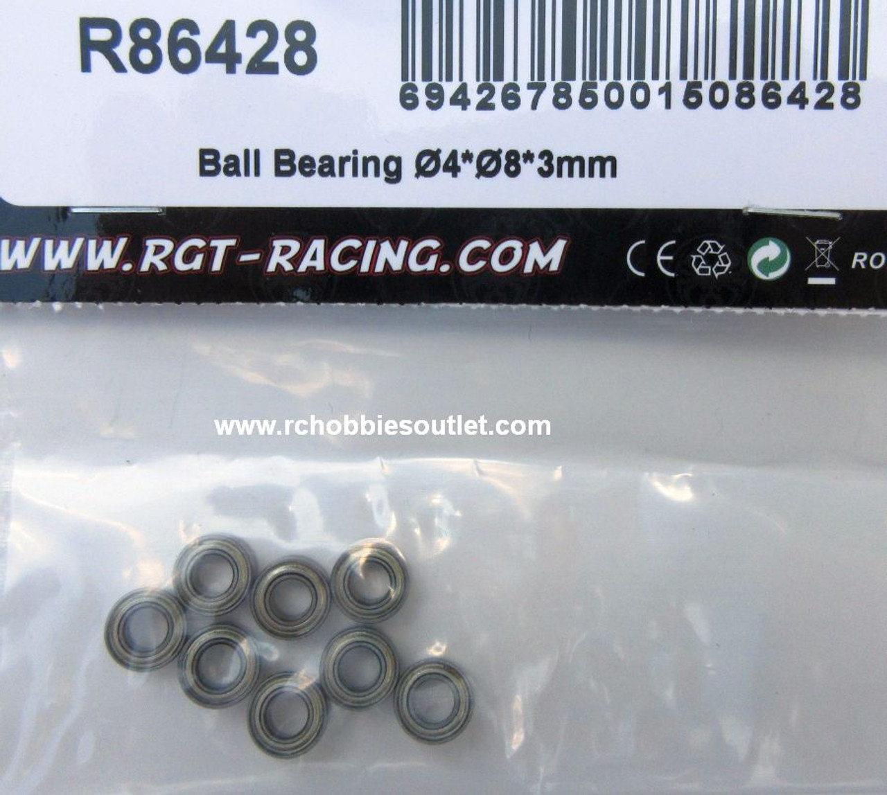  R86428 Ball Bearing 4* 8*3mm for RGT RC  Rock Crawler