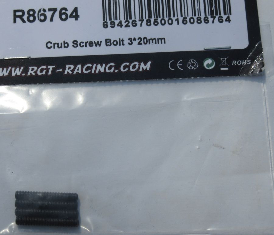 R86764  Grub screw bolt 3x20 mm  for RGT RC  Rock Crawler
