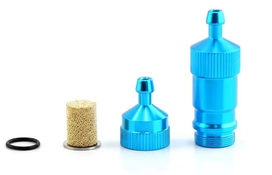 High quality Upgraded  02156 ALLOY FUEL FILTER - Blue