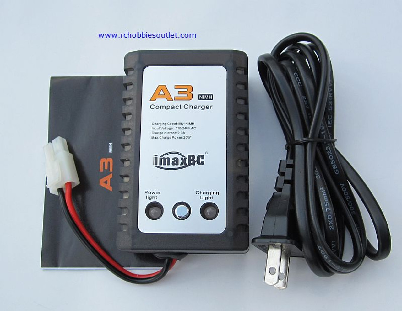 7.2 VOLT RC Charger  IMAX A3 NIMH/ NiCD Battery  Faster 2000 mA Charge rate