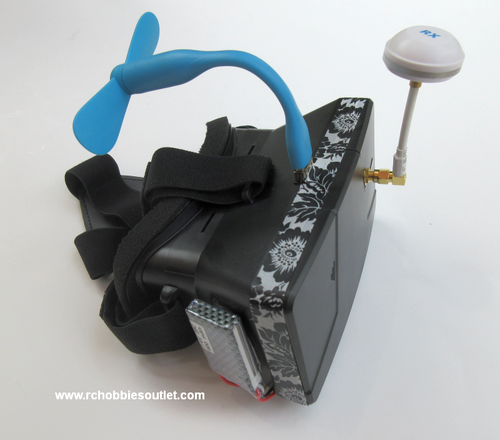 Goggles Headset for use with FPV Quadcopters / Drones 