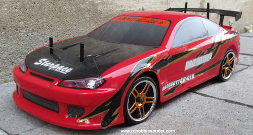 Extra Sale: RC Electric Drift Car with 8 Lights  Radio Control 2.4G RTR 1/10 Scale R45