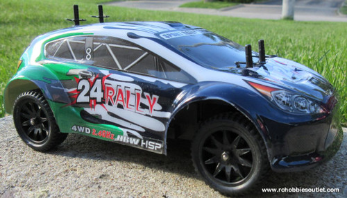 Voiture RC HSP Backwash Red 1/10 RTR - Moteur Brushless - Électrique - Prête à Rouler