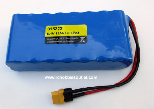 315222 6.4v 12AH LiFePo Battery For  Baiting 2500 Boat