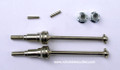  M16105  Metal Front CAD Shafts + Pins+Lock Nut M4   for 1/16 Scale HBX RC  Vehicles