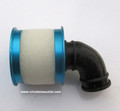 04104 ALLOY UPGRADE ALUMINIUM CAP AIR FILTER