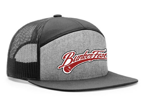 Bunkerfest 7 Panel Hat - Gray/Black