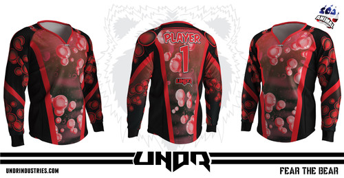 Bubbly Red Semi Custom Jersey