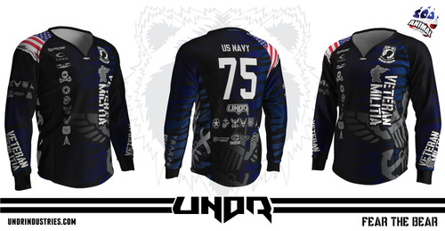 Veteran Militia Jersey - 2025 Commanders Cup Navy