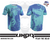 Bunkerfest Tech Shirt - Royal Blue/Teal Splash
