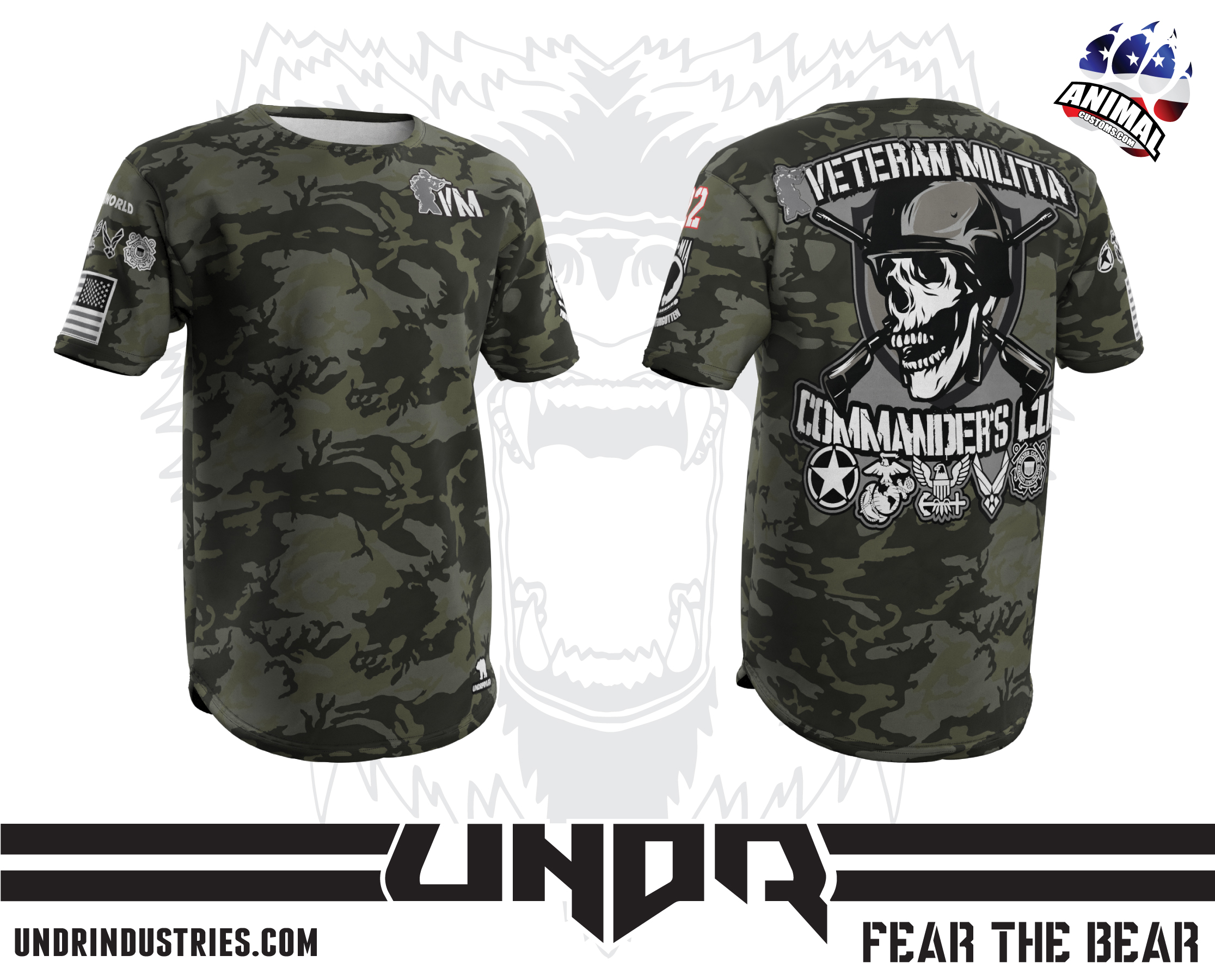 Commanders Cup 2022 Veteran Militia Tech Shirt