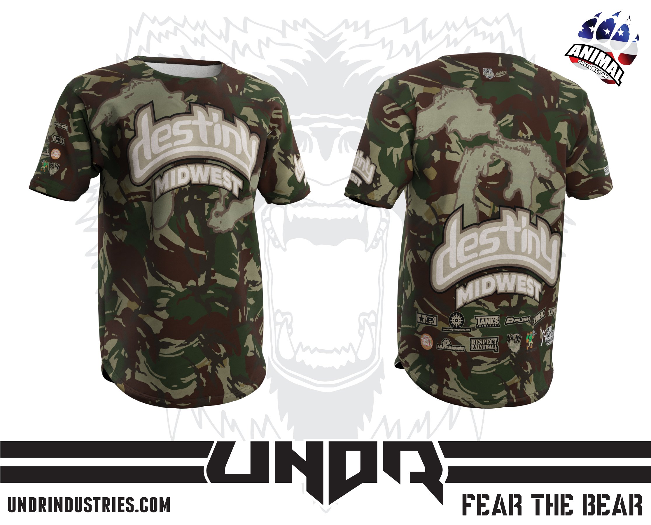 MIDWEST ARMY PAINTBALL JERSEY