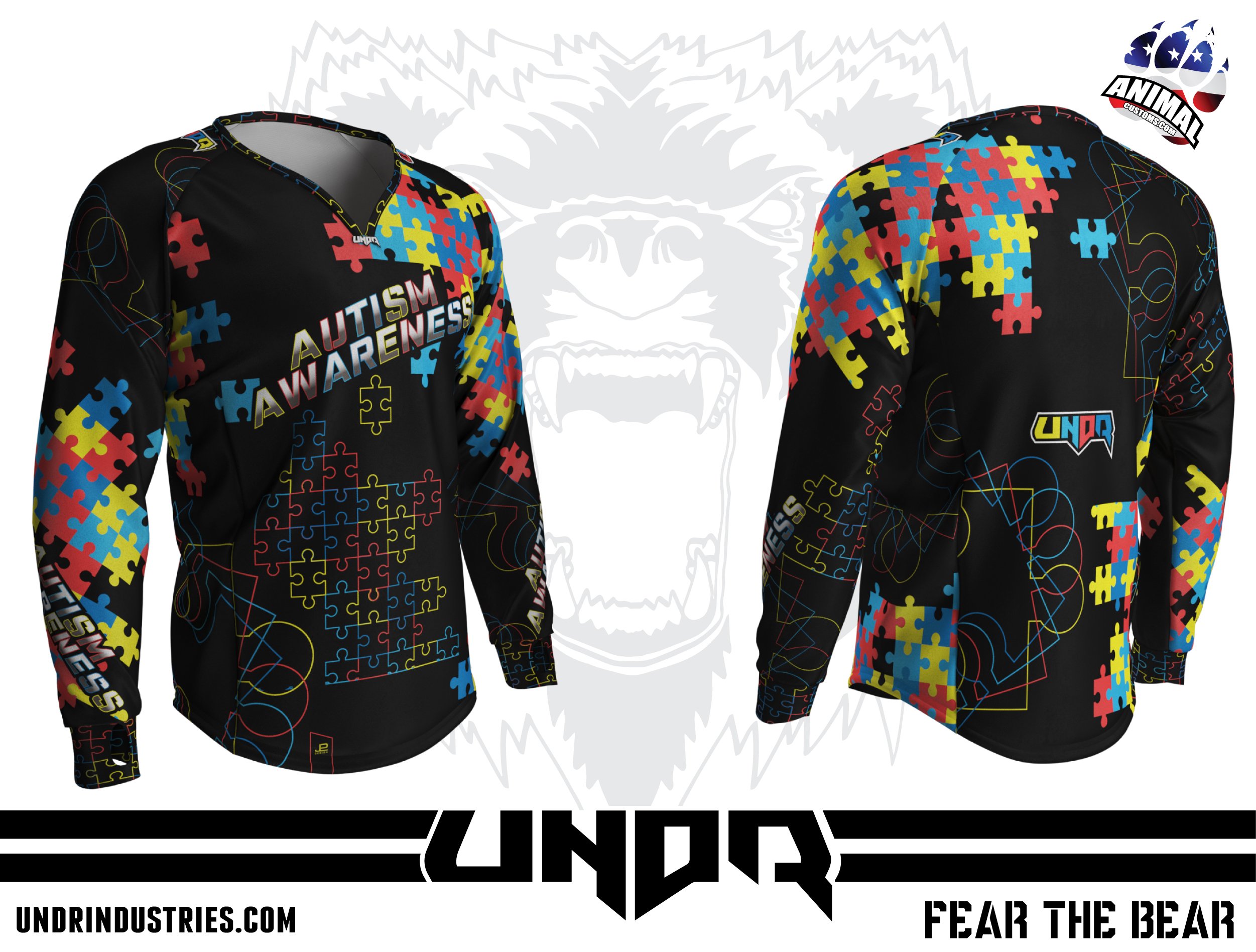 Autism Awareness Splash Jersey — Custom orders