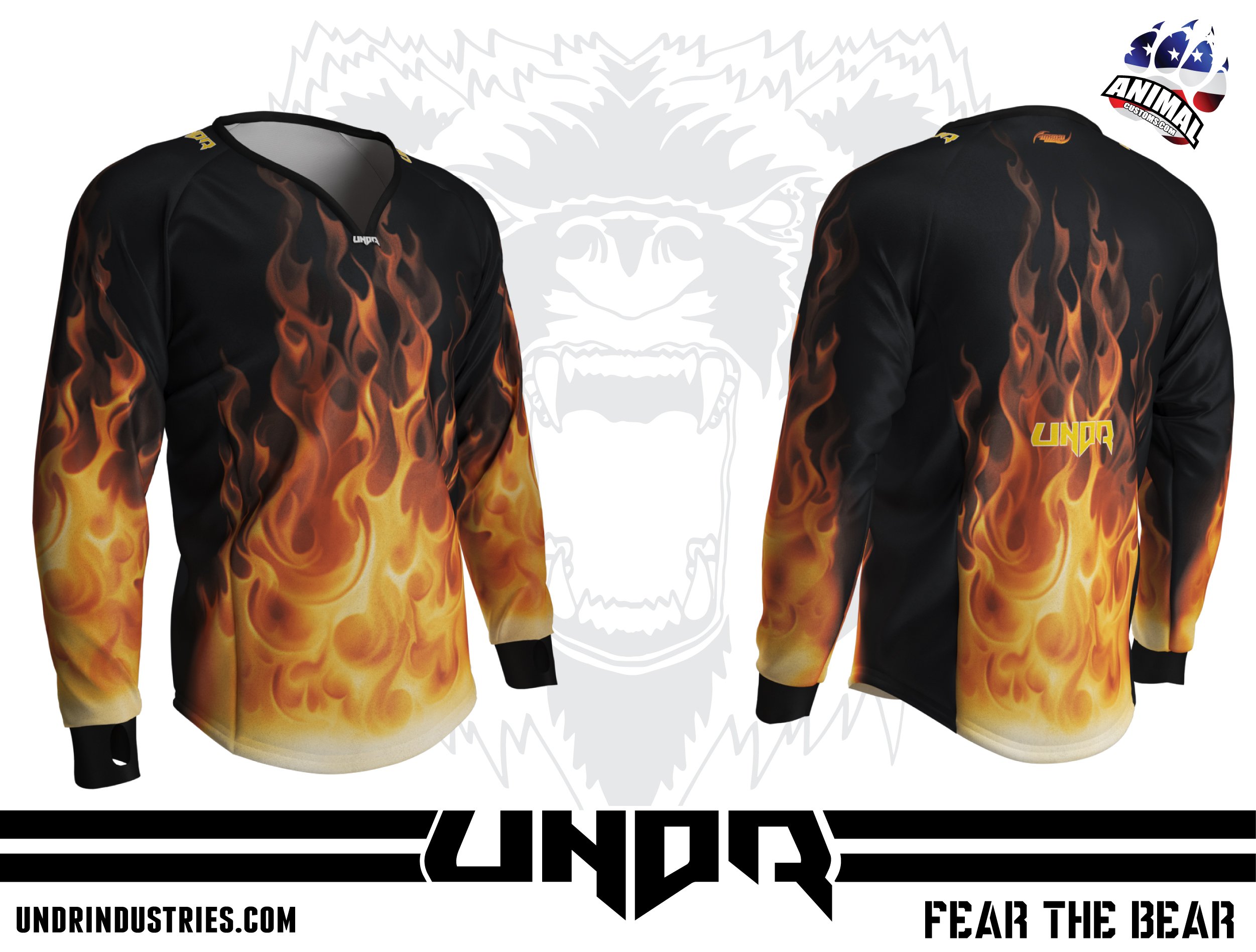 NEW CUSTOM-MADE SUN PROTECTION TOURNAMENT JERSEY- BLUE GREY FLAME - Black  Speck