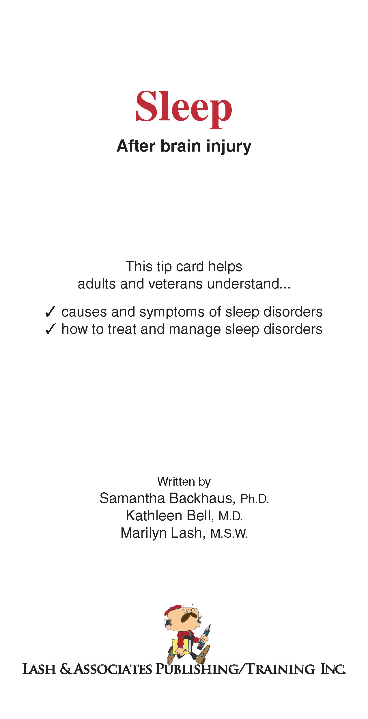 Sleep after Brain Injury