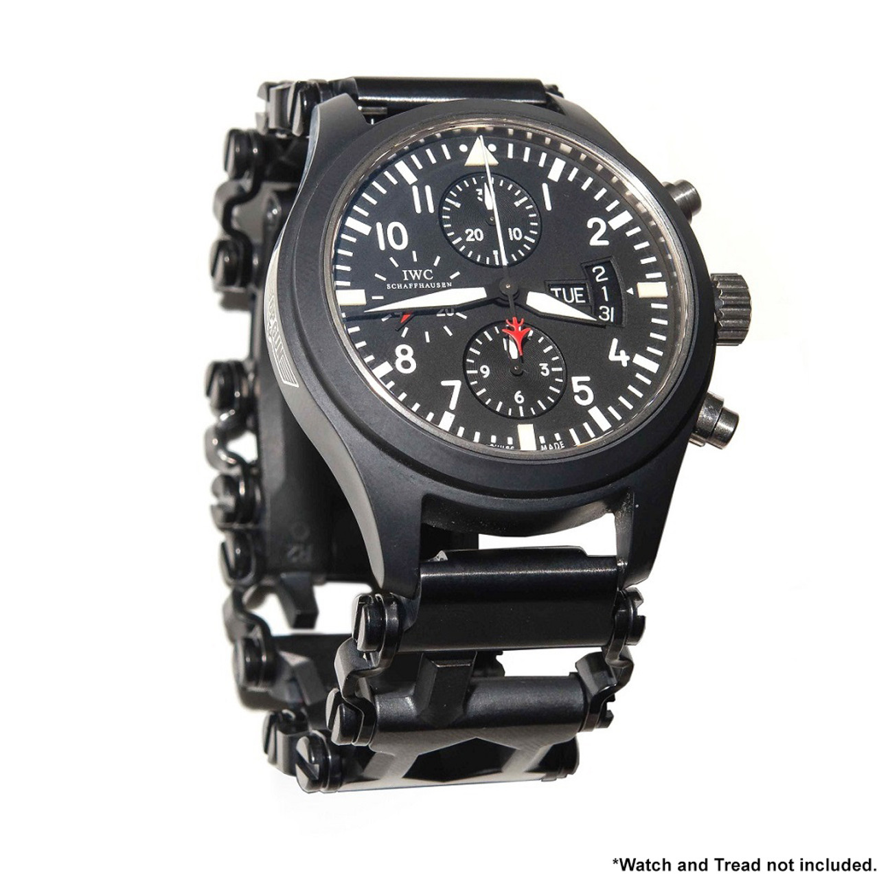 Horloge chronolinks Adaptateur Noir pour Leatherman Tread et Casio G Shock 16 mm