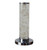 13" Silver Metal Column LED Rope Table Lamp With Clear N270-468733