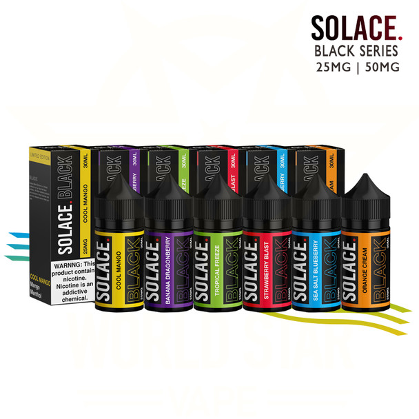 Solace Black - nicotine salts all flavors wholesale