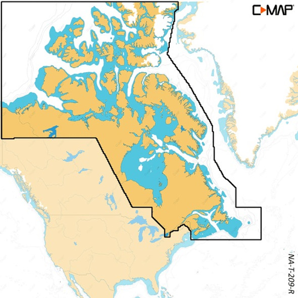 C-MAP Reveal X Coastal Canada North and East microSD M-NA-T-209-R-MS