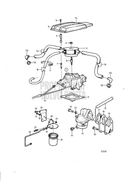 Volvo Penta Gasket - Volvo Penta (856030)