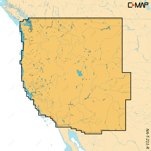 C-MAP Reveal X Inland US Lakes North West microSD M-NA-T-211-R-MS
