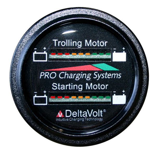 Dual Pro Battery Fuel Gauge For 2 - 12v Systems BFGWOM1512V/12V