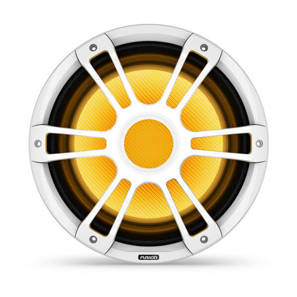Fusion SG-SL123SPW 12" 600 Watt Sub-Woofer Sports Grill White 010-02775-10